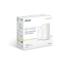 *New* TP-Link Deco BE63 Tri-Band WiFi 7 BE10000 Whole Home Mesh System- 6-Stream 10 Gbps, 4X Smart Internal Antennas, VPN, MU-M