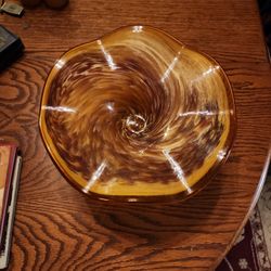 Vintage Murano Italian Blown Glass Art Deco 