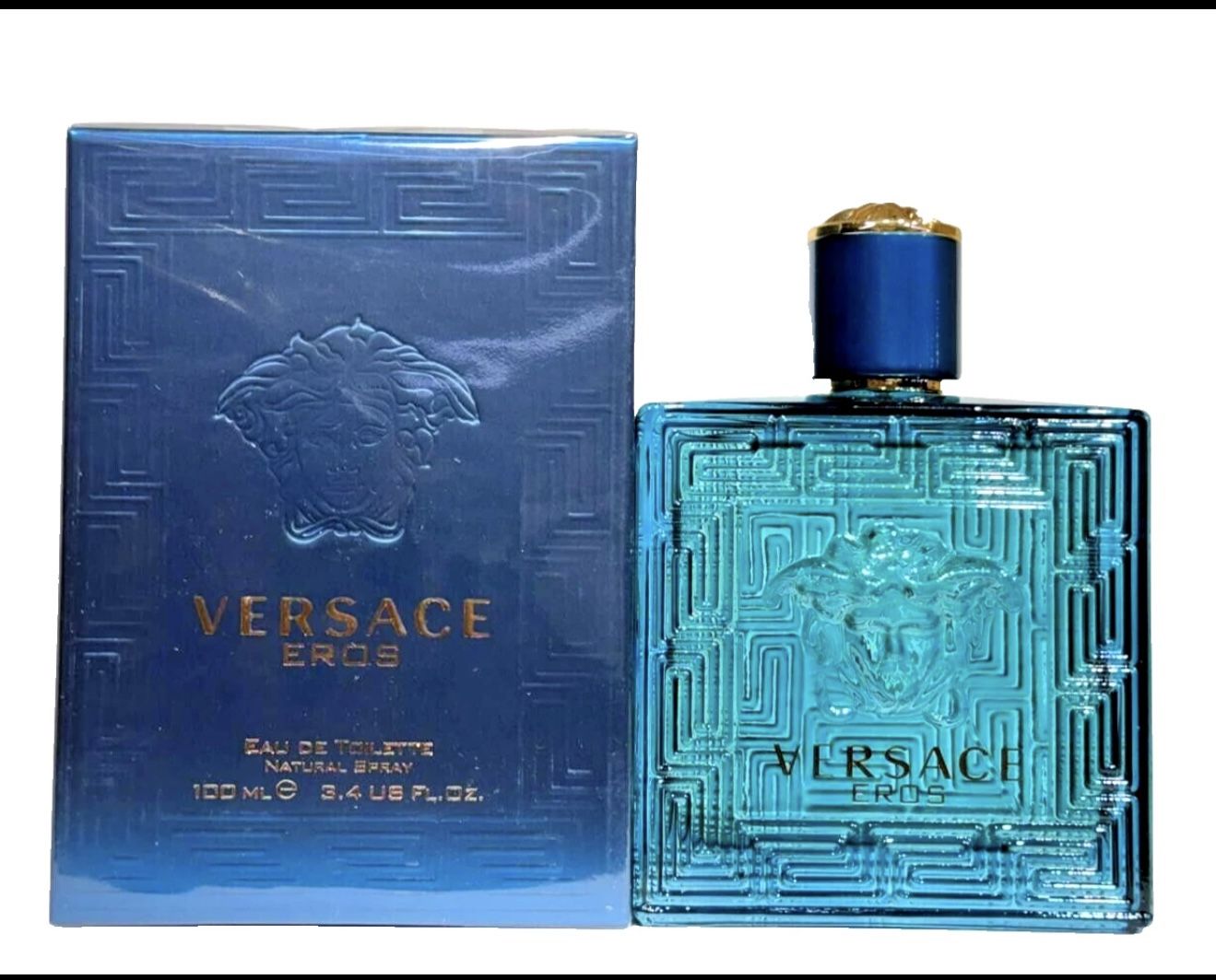 Versace Eros Eau De Toilette 3.4 oz 100ml Men's Spray