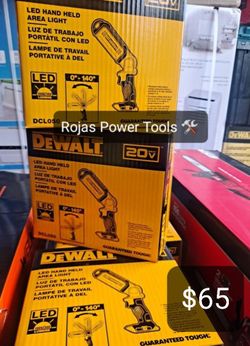 DEWALT 20VOLT MAX CORDLESS LED HAND HELD AREA LIGHT
