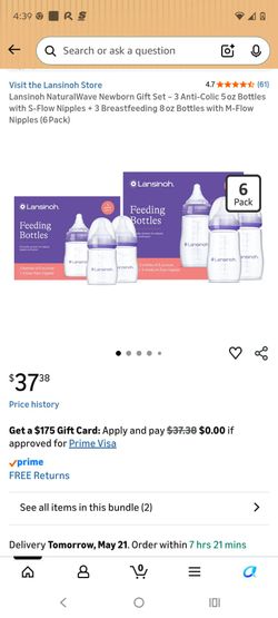 Baby Bottles size Small and Medium