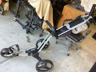 3-Wheel Push Golf Cart Trolley, Sun Mountain Pathfinder 3