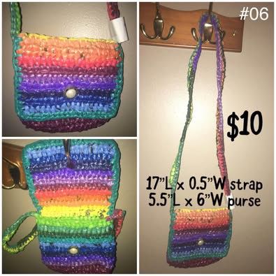 Multicolor Crochet Purse #6