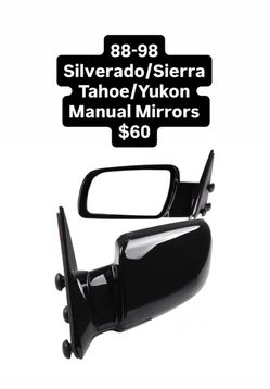 88-98 Silverado/Sierra Tahoe/ Yukon Manual Mirrors | $60