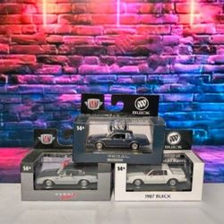 M2 Machines 87 Buick Regal  white And  87 Buick Regal Grey and blue $45 for all
