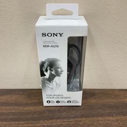 SONY MDR-AS210 STEREO HEADPHONES, BRAND NEW