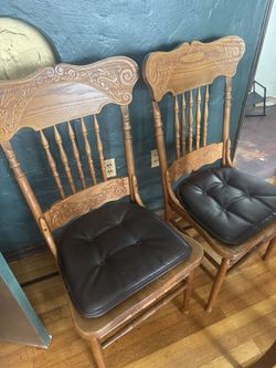 Set Of Two Antique Side Chairs