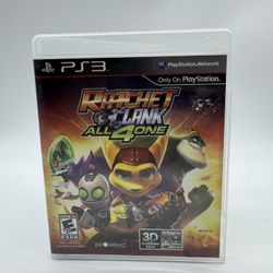 Ratchet & Clank: All 4 One PS3 (Sony PlayStation 3, PS3 2011) Complete Tested