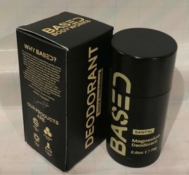NEW BASED BODYWORKS Santal Sandalwood Deodorant Aluminum Free Viral Men’s Grooming