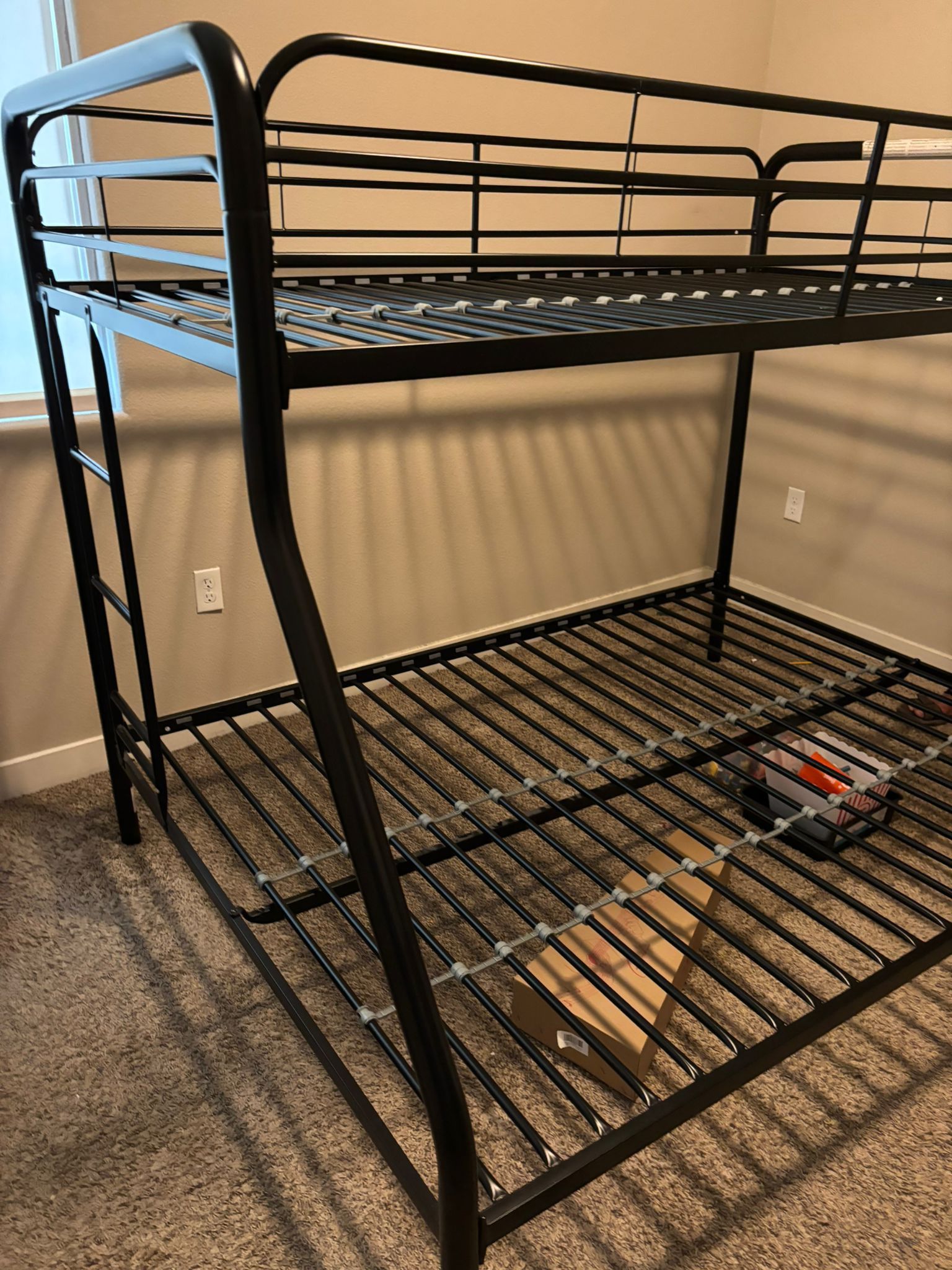 Gently Used Bunk Bed Frame , Twin With Full 