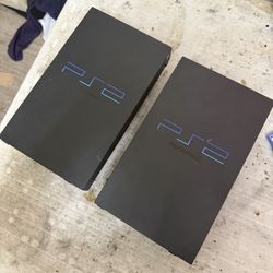 2 PS2 Fat Consoles FOR PARTS ONLY (are Fixable)