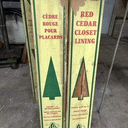 Red Cedar Closet Lining