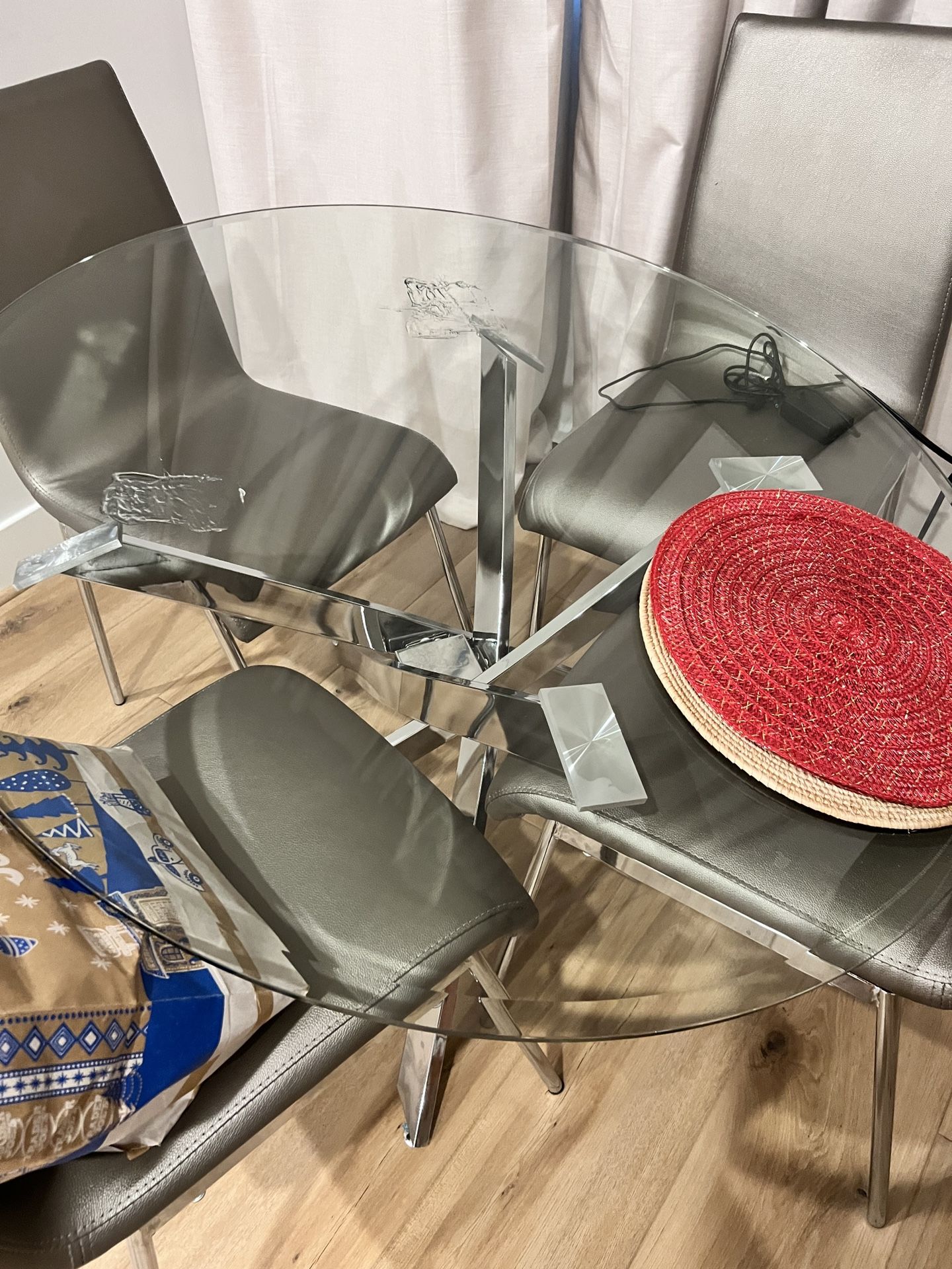 Glass Dining Table (only)