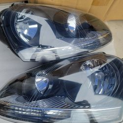 05-10 Volkswagen Jetta 06-09 Rabbit GTI 06-07 Golf Headlights Luces Calaveras Micas Faros Focos Faroles
