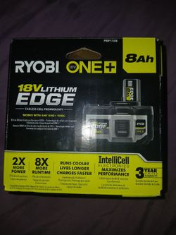 Ryobi 18v lithium edge 8Ah battery