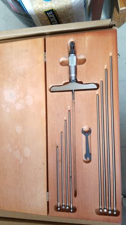 STARRETT 9 " depth Micrometer # 445