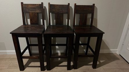 Solid Wood Bar Stools