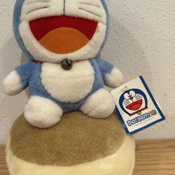Vintage Doraemon Fujiko Pro Plush NEW