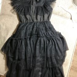 Wensday Adams Girl Costume