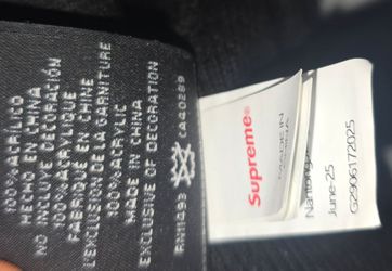 Black supreme beenie