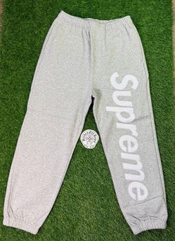 Supreme Sweatpants Heather Grey