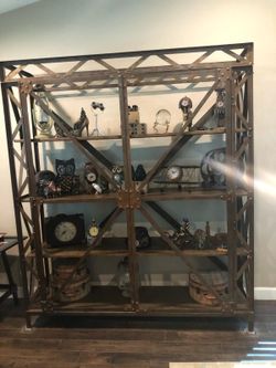 Metal rustic antique shelf
