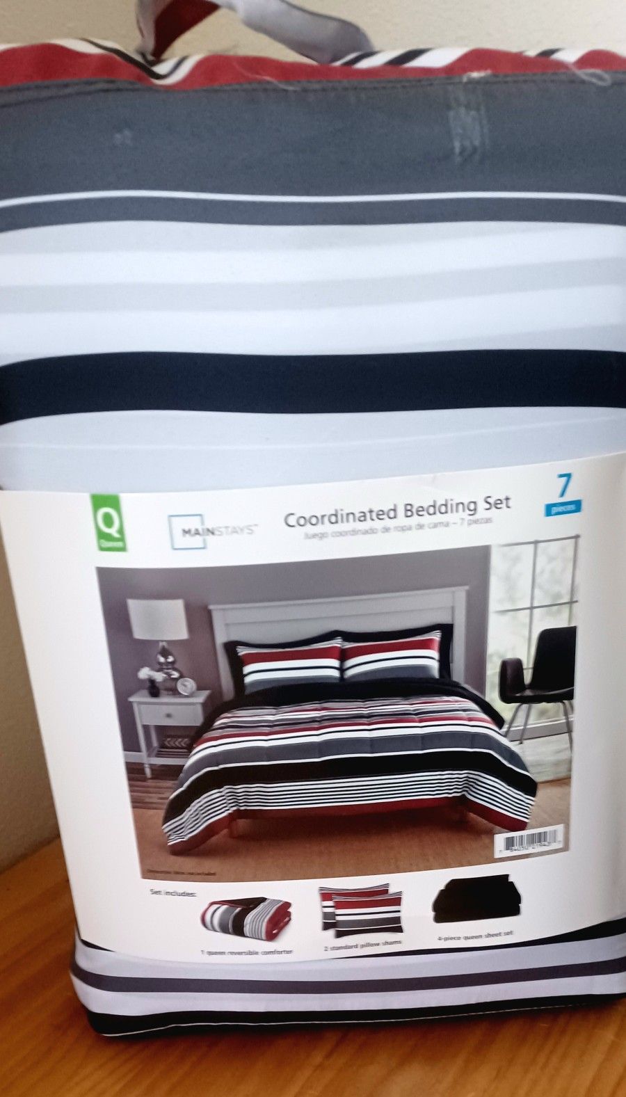 7-Piece Reversible Comforter Set