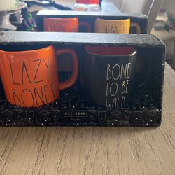 Rae Dunn Halloween Mugs