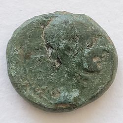 Authentic Genuine Ancient Bronze Roman Provincial Coin of Julius Caesar with Certificate of Authenticity 