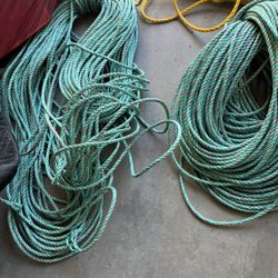 Bulk synthetic polypropylene rope – twisted utility rope, assorted colors.”