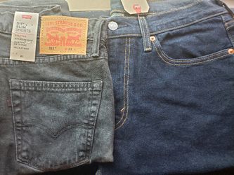 Levi Shorts - 31W & 32W ' Style 511 + 514