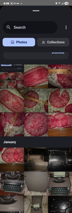 8 Vintage Red Lace Runners And Rounds Doilies 