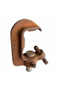 🔥 Vintage Crescent 1-1/2” 500 LBS Pipe Clamp Hanger Cast Iron USA🔥