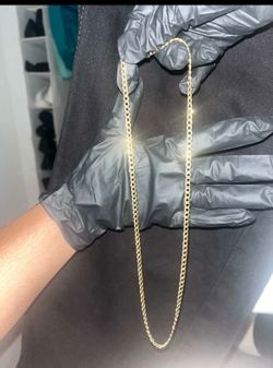 14kt gold chain 22inch