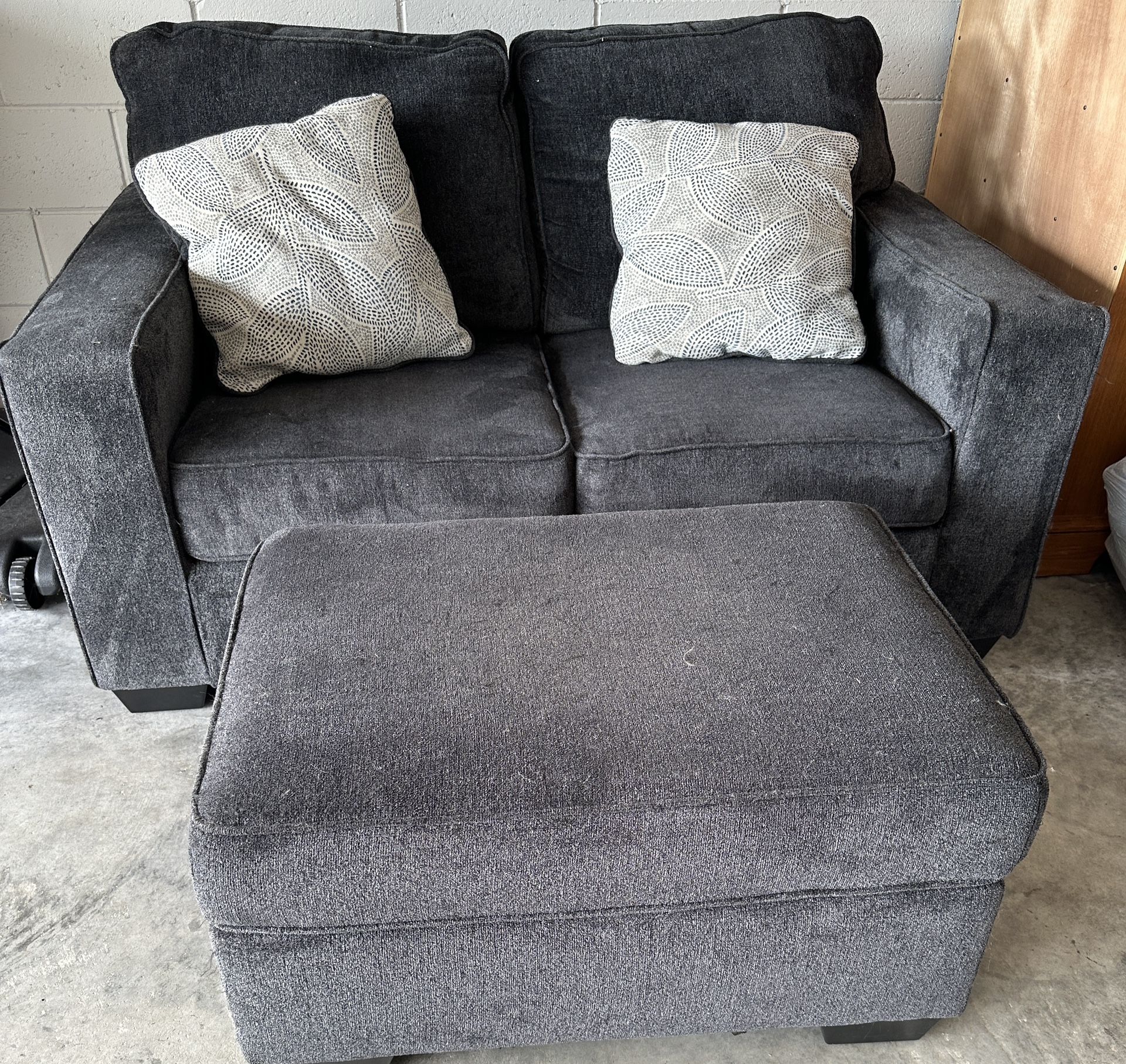 Gray Loveseat