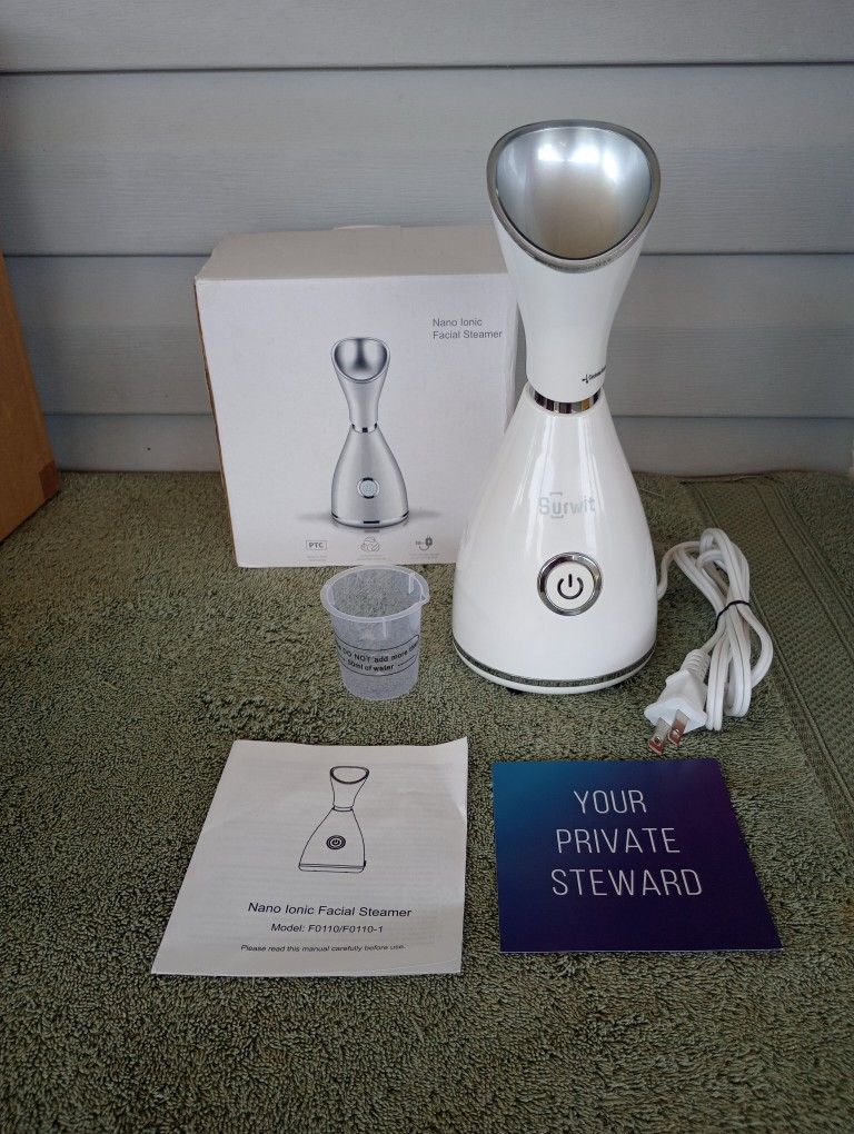 Surwit nano ionic facial steamer