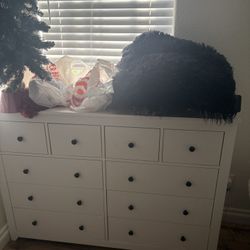 Black and white dresser
