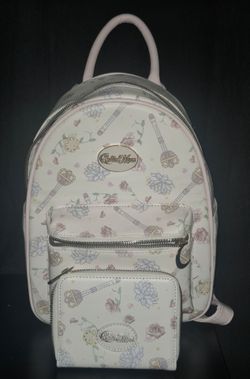 Sailor Moon Hit Topic exclusive wand and flowers mini backpack and wallet