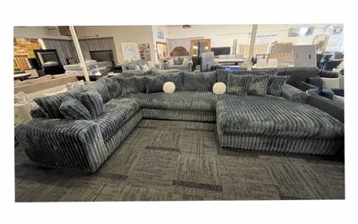 Oversized teddy bear sectional