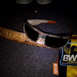 BWR 2015 polarized realtree ap spy general orange and camo sunglasses