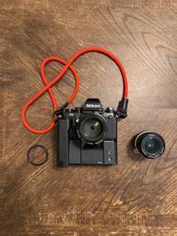 Nikon F3 + 50mm f/1.2 + 28mm + MD-4 Complete Film Kit