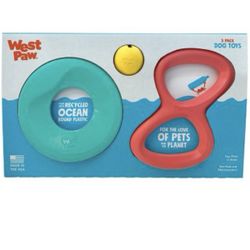 West Paw's Play Pack Dog Toys (3 ct.)