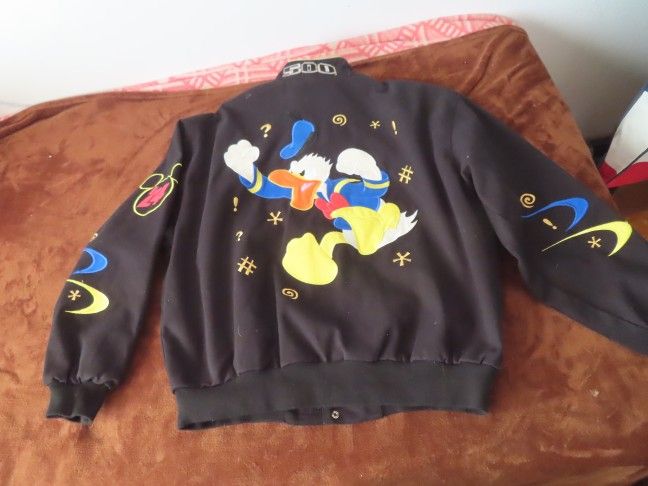 Vintage JH Designs Black 2004 Daytona 500 Disney donald duck