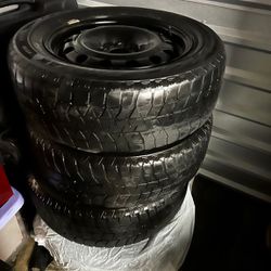 Set of 4 Tires with Wheels - Great Condition! 