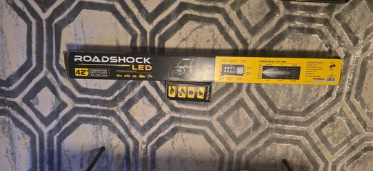 42" LED LIGHT BAR WITH WIRING KIT +LED SPOT SIDE LIGHT PAIR