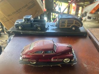 Metal cars, and motorcycles