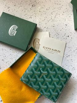 Green Goyard Wallet