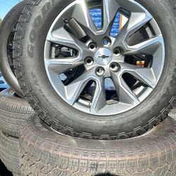 WHEELS OEM 20” CHEVY GMC STOCK