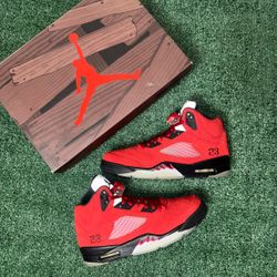 Jordan 5 Ragging Bulls Red