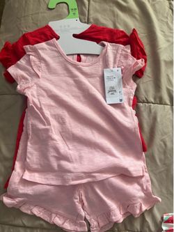 Primark Baby Girls Swimsuit & short Set